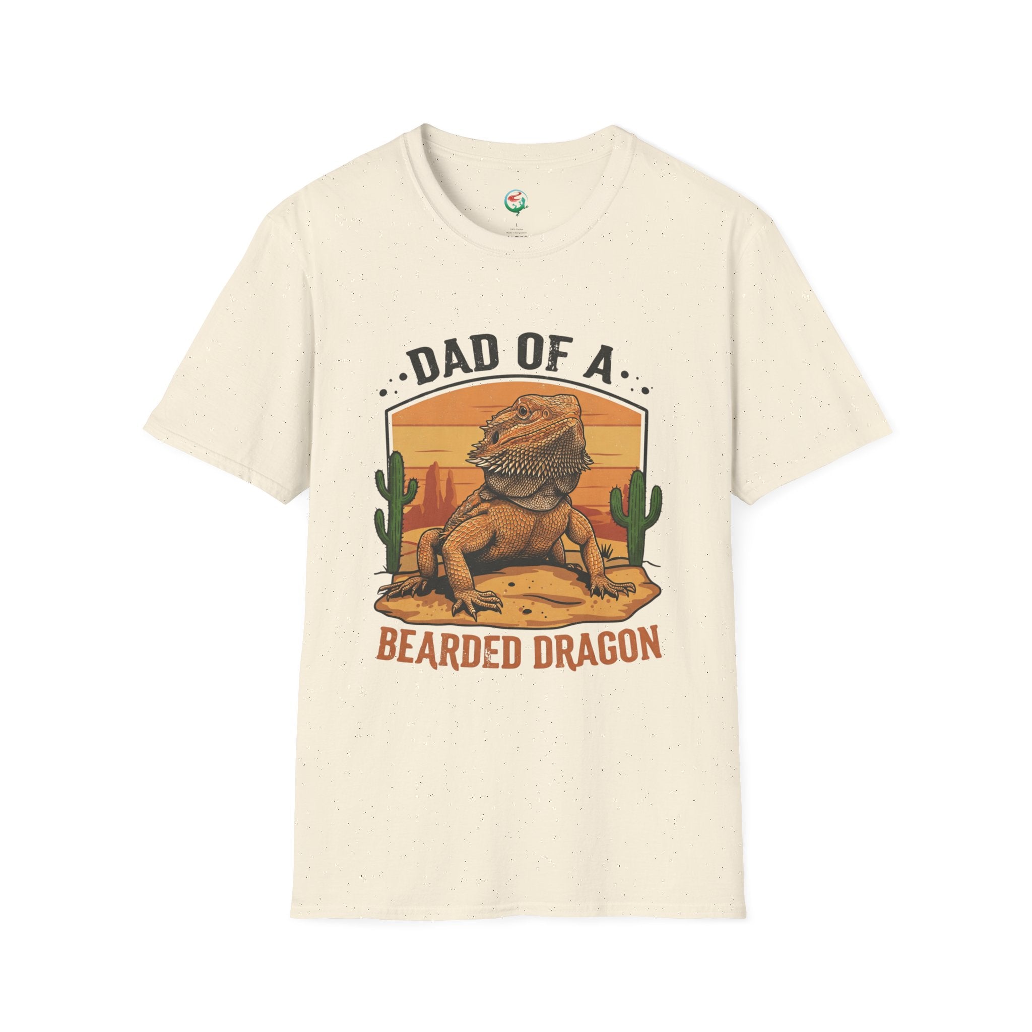 Dad of a Bearded Dragon T-Shirt — Funny Reptile Dad Gift