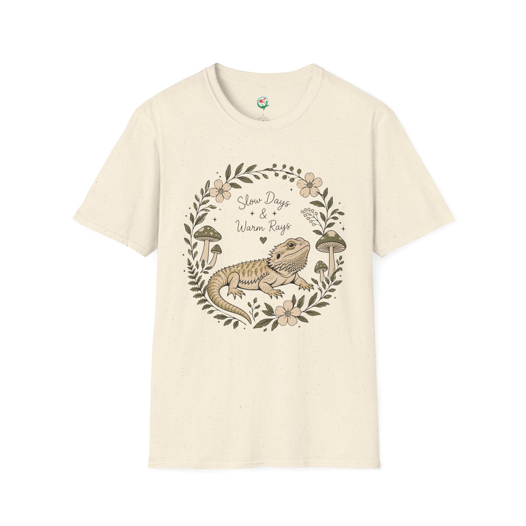 Slow Days & Warm Rays Bearded Dragon Nature T-Shirt | Red River Exotics