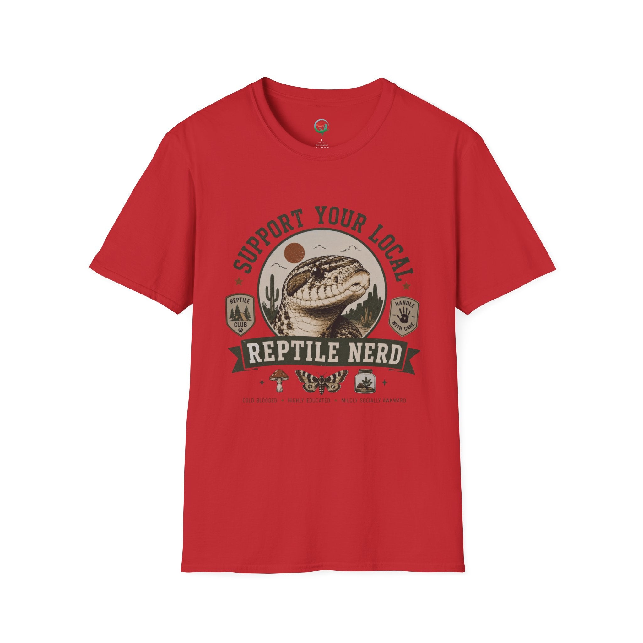 Support Your Local Reptile Nerd T-Shirt