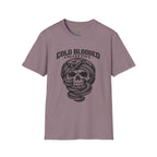 Cold Blooded Collective Skull & Snake T-Shirt — Edgy Gothic Graphic Tee