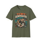 Tiny Dinosaur Energy Bearded Dragon Retro Graphic T-Shirt