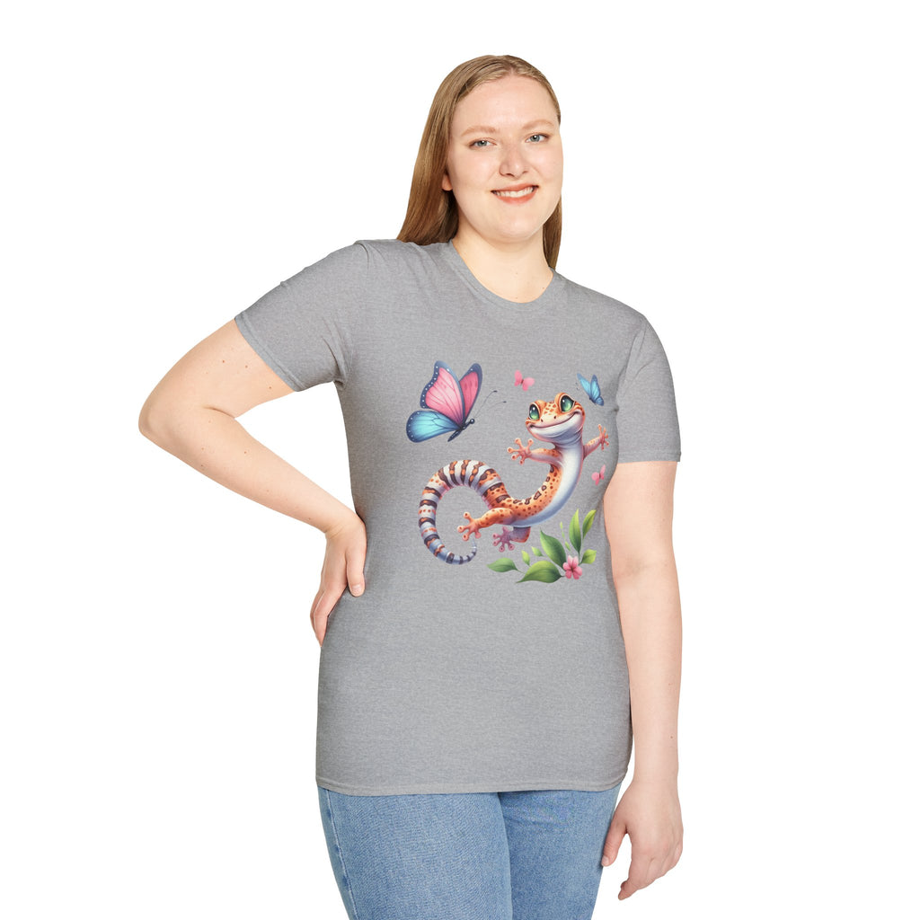 Butterfly Leopard Gecko T-Shirt | Cute Gecko Lover Tee