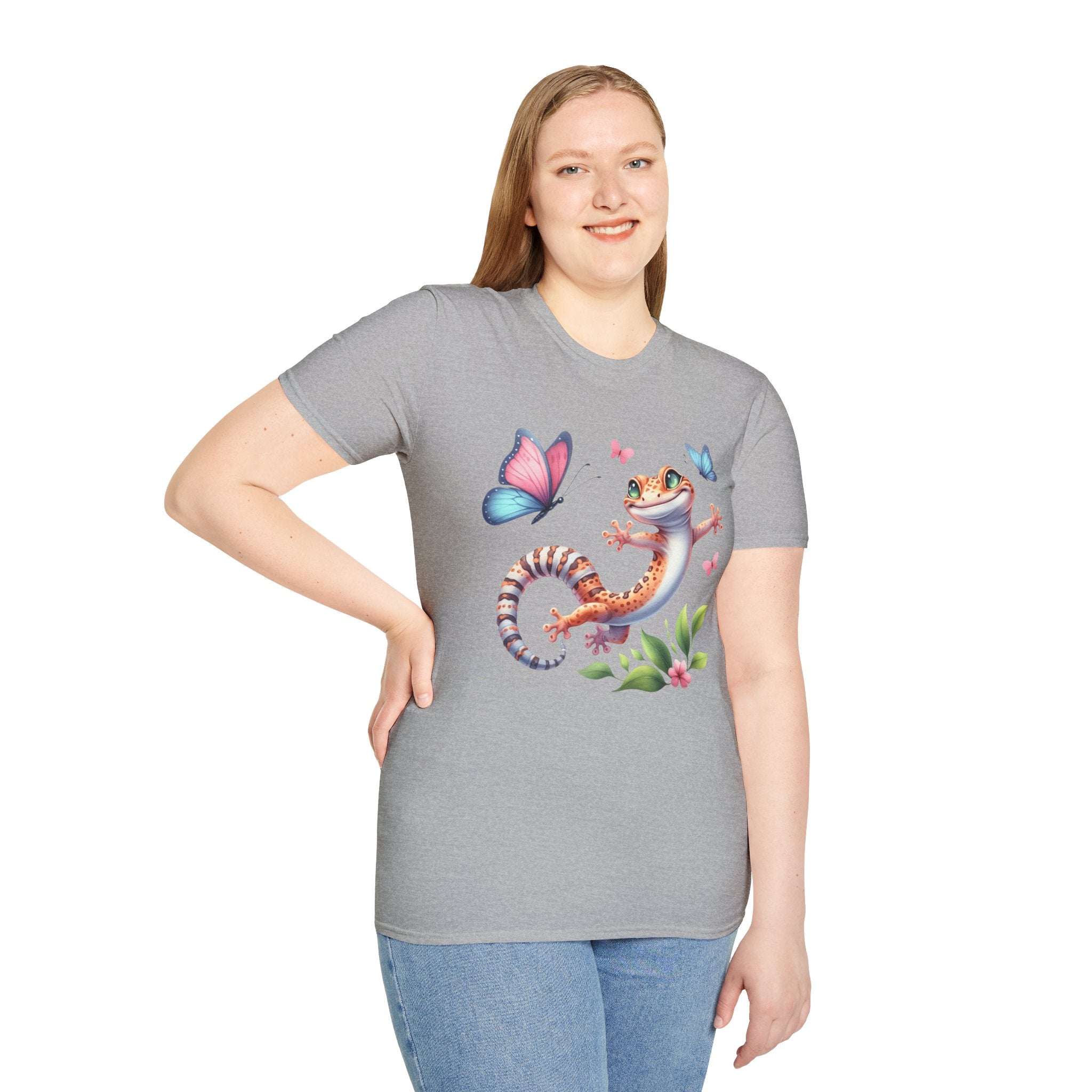 Butterfly Leopard Gecko T-Shirt | Cute Gecko Lover Tee