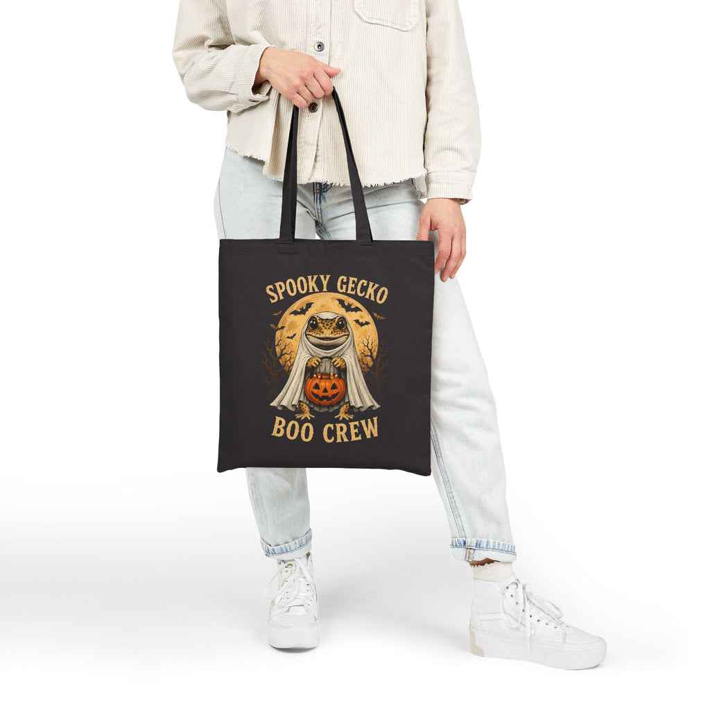 Spooky Gecko Boo Crew Tote Bag