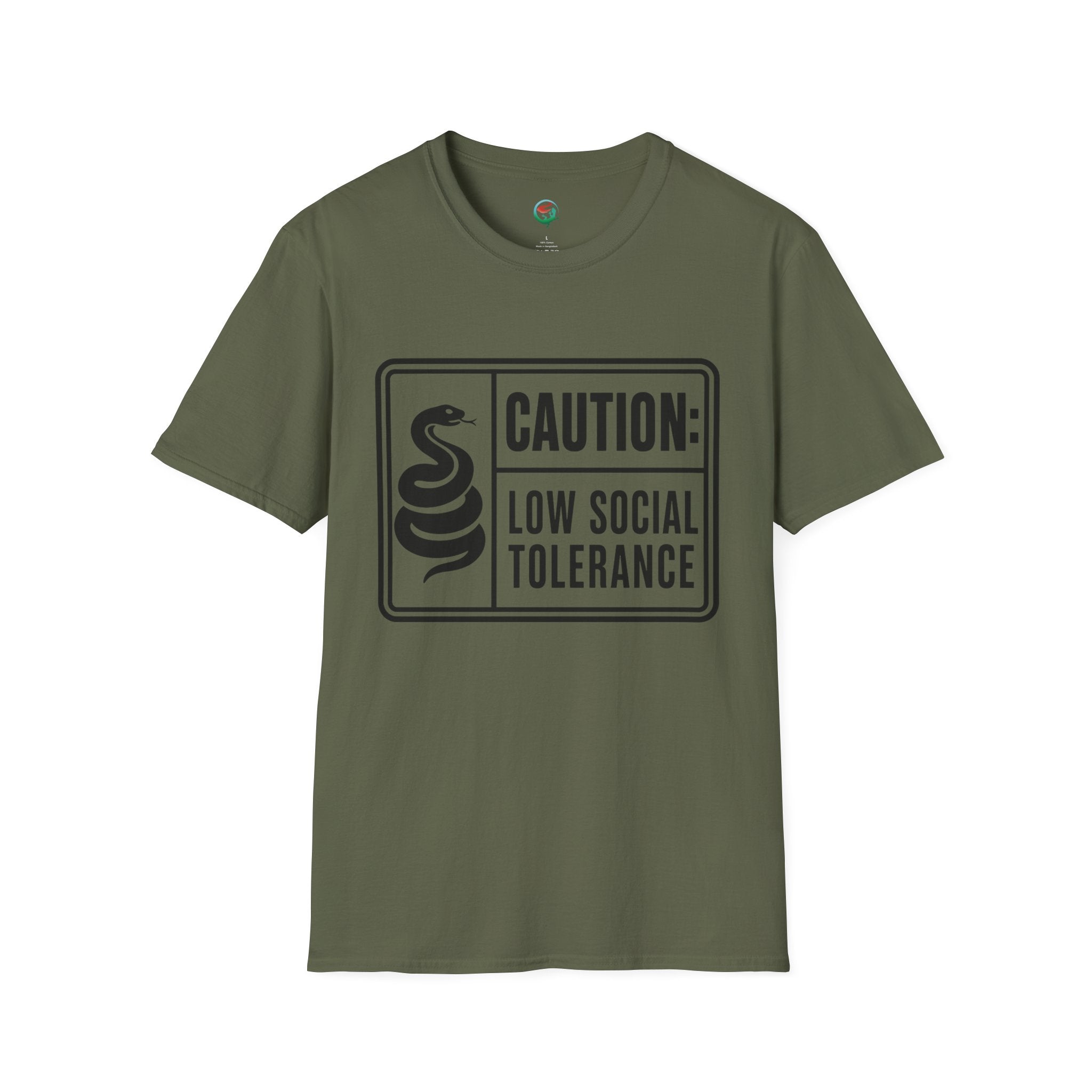 Caution: Low Social Tolerance T-Shirt