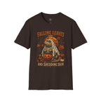 Falling Leaves and Shedding Skin" Halloween Lizard Graphic Tee