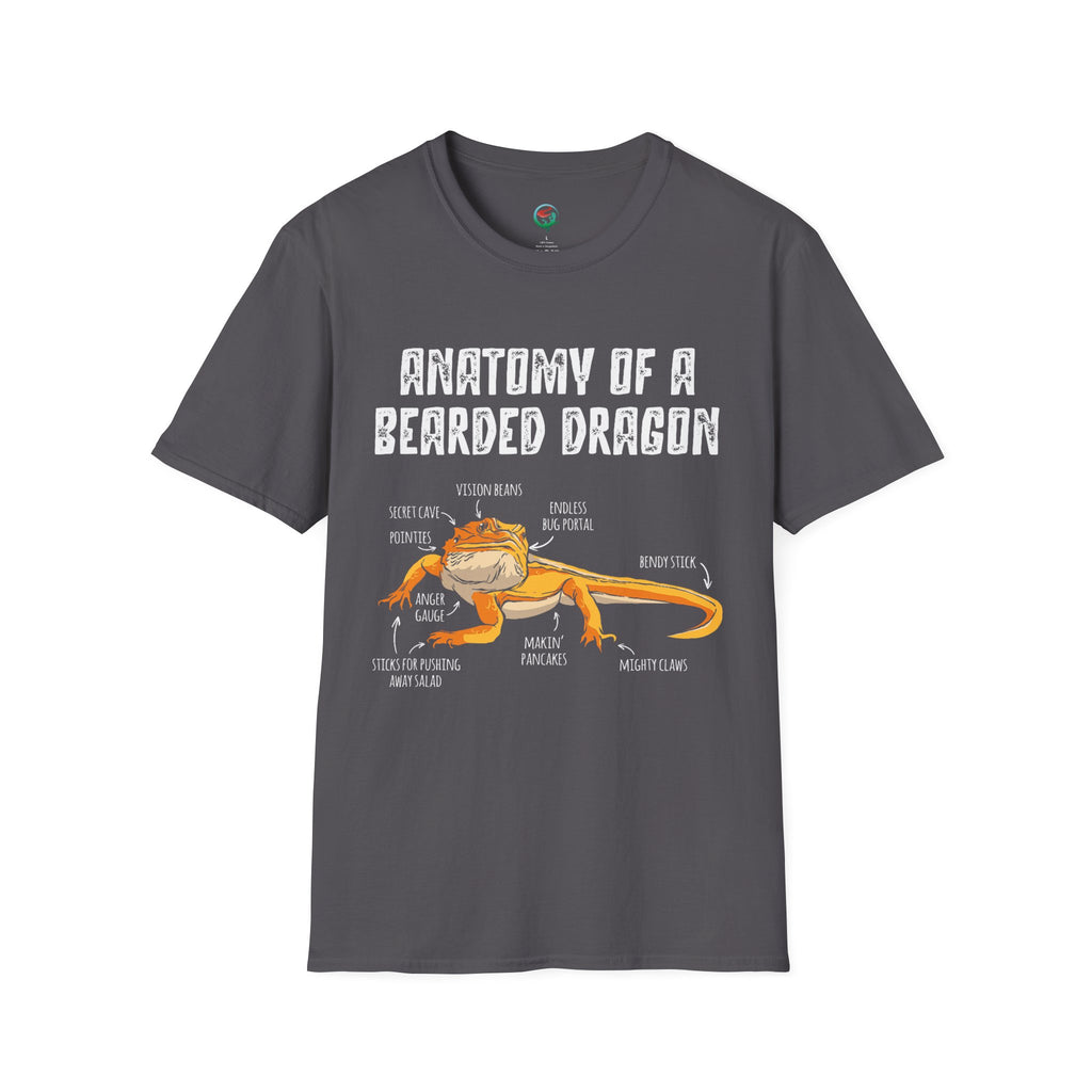Anatomy of a Bearded Dragon T-Shirt