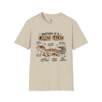 Chaos Gecko Anatomy T-Shirt — Funny Leopard Gecko Pet Owner Tee
