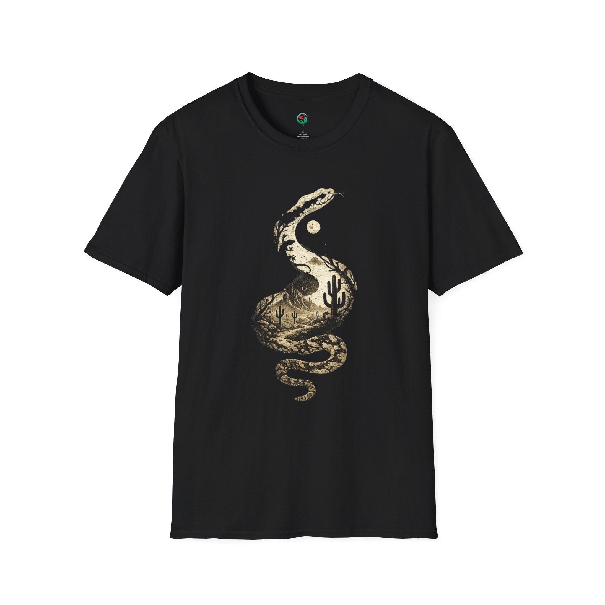Desert Snake Silhouette Graphic T-Shirt