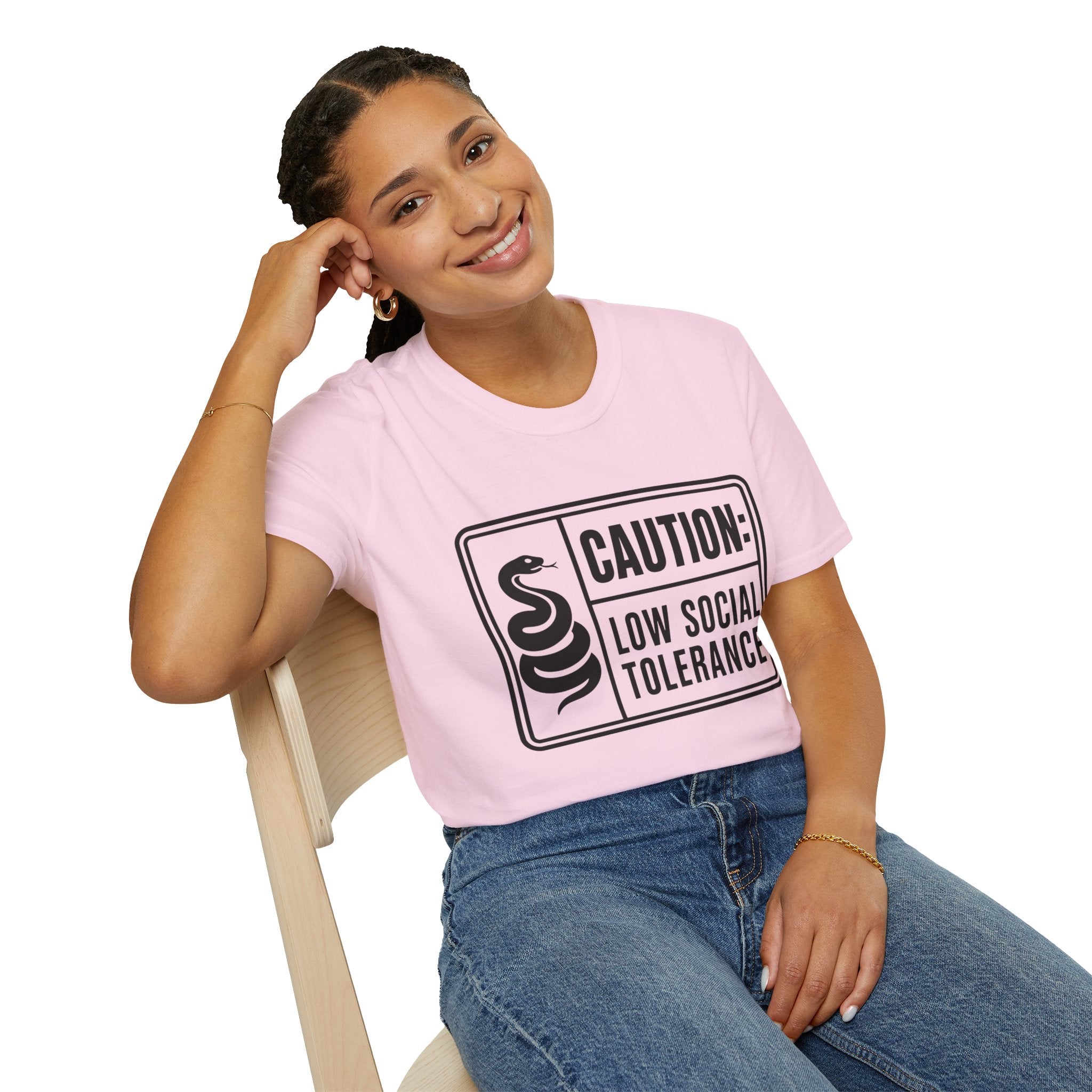 Caution: Low Social Tolerance T-Shirt