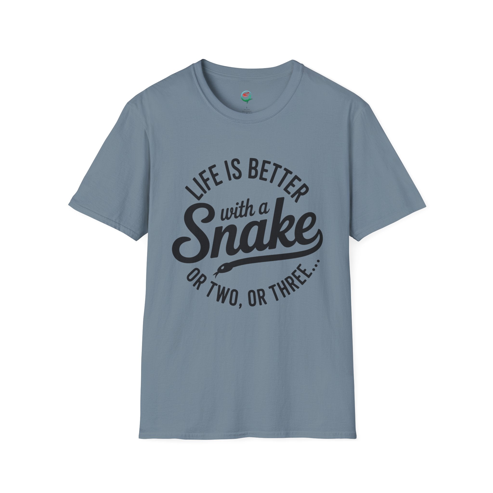 Snake Lover T-Shirt — "Life Is Better With a Snake" Graphic Tee