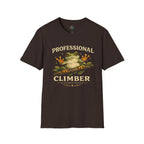 Professional Climber – No Equipment Required Tree Frog Graphic T-Shirt