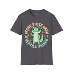 Gecko Vibes Crew T-Shirt — Cute Reptile Friend Graphic Tee
