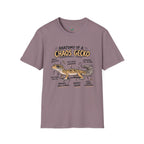 Chaos Gecko Anatomy T-Shirt — Funny Leopard Gecko Pet Owner Tee