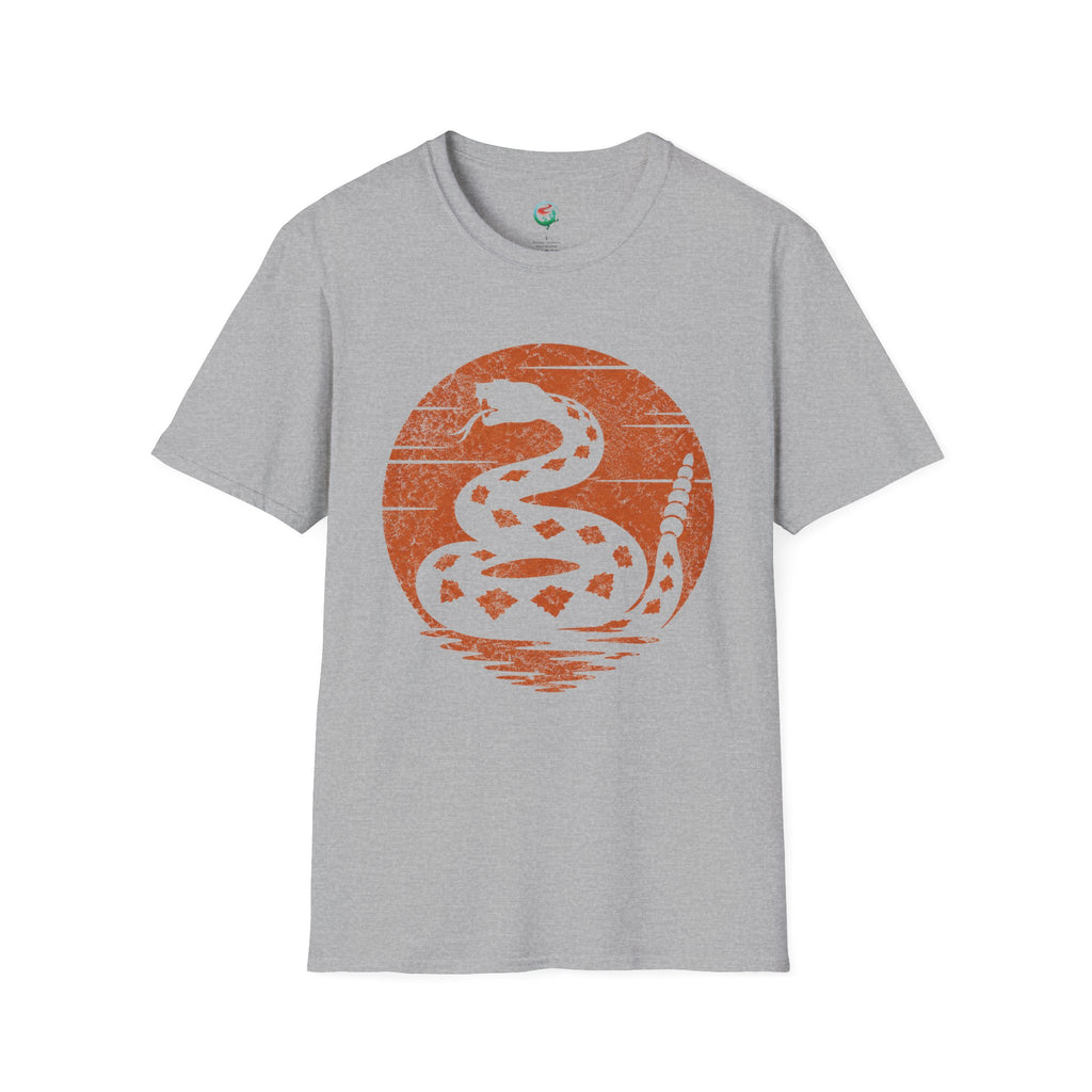 Vintage Rattlesnake Sunset Shirt | Western Snake Graphic Tee