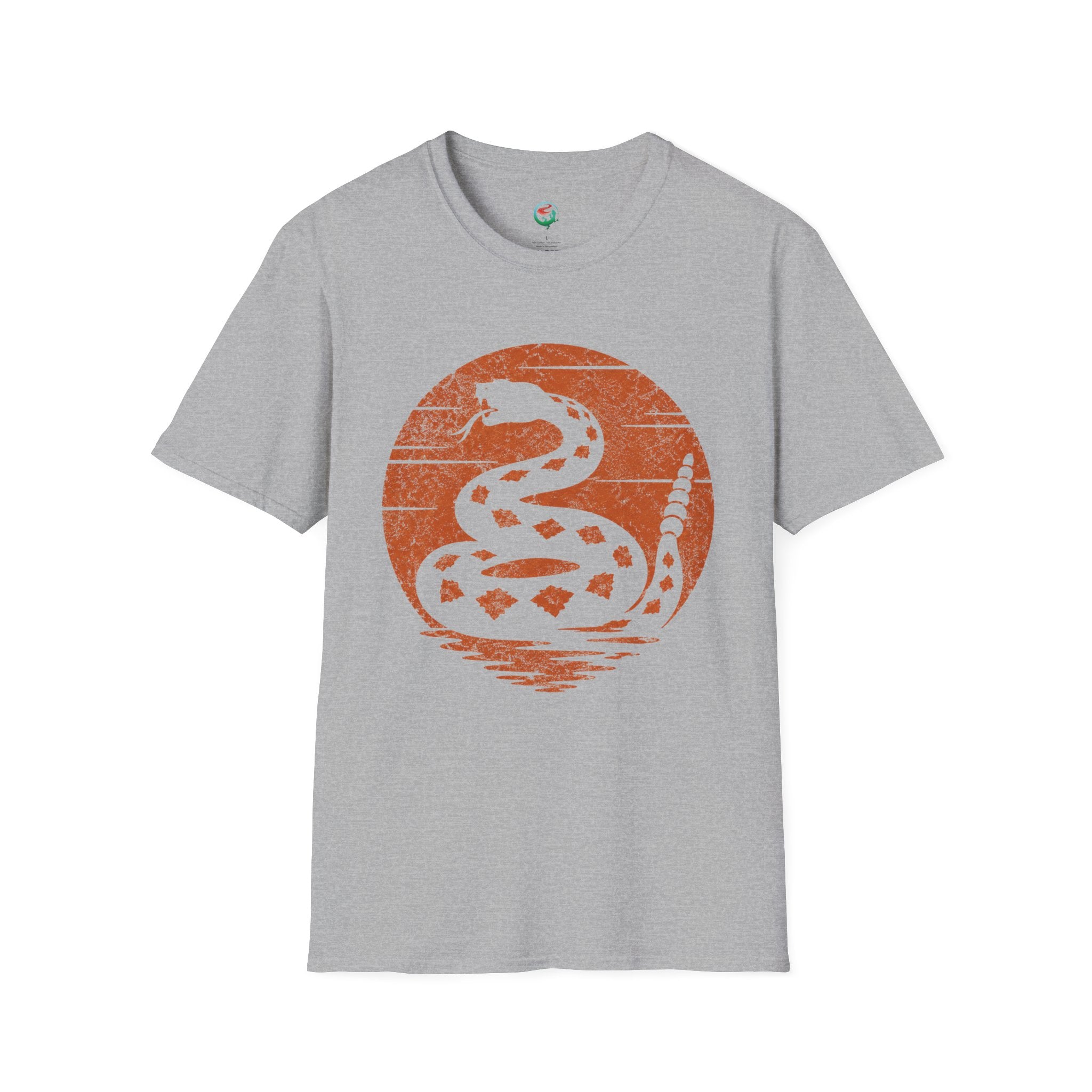 Vintage Rattlesnake Sunset Shirt | Western Snake Graphic Tee