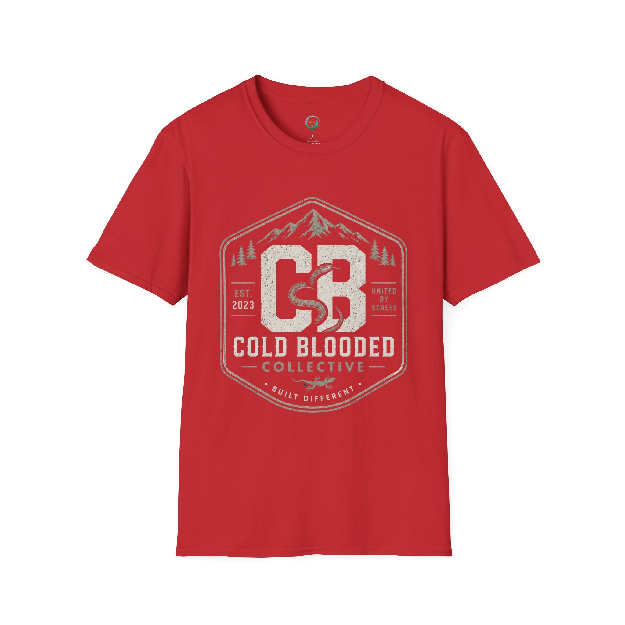 Cold Blooded Collective – Built Different Reptile Graphic T-Shirt