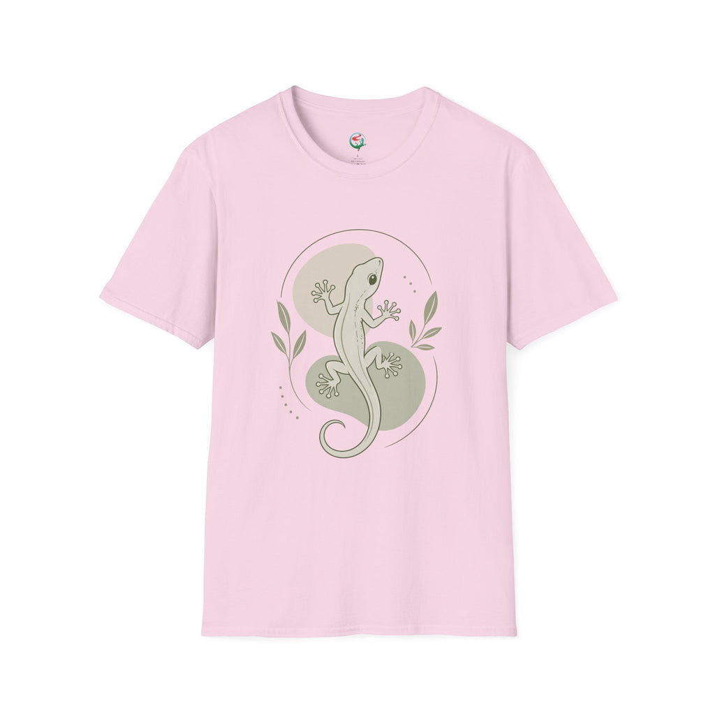 Lizard Graphic T-Shirt — Minimalist Gecko Nature Tee