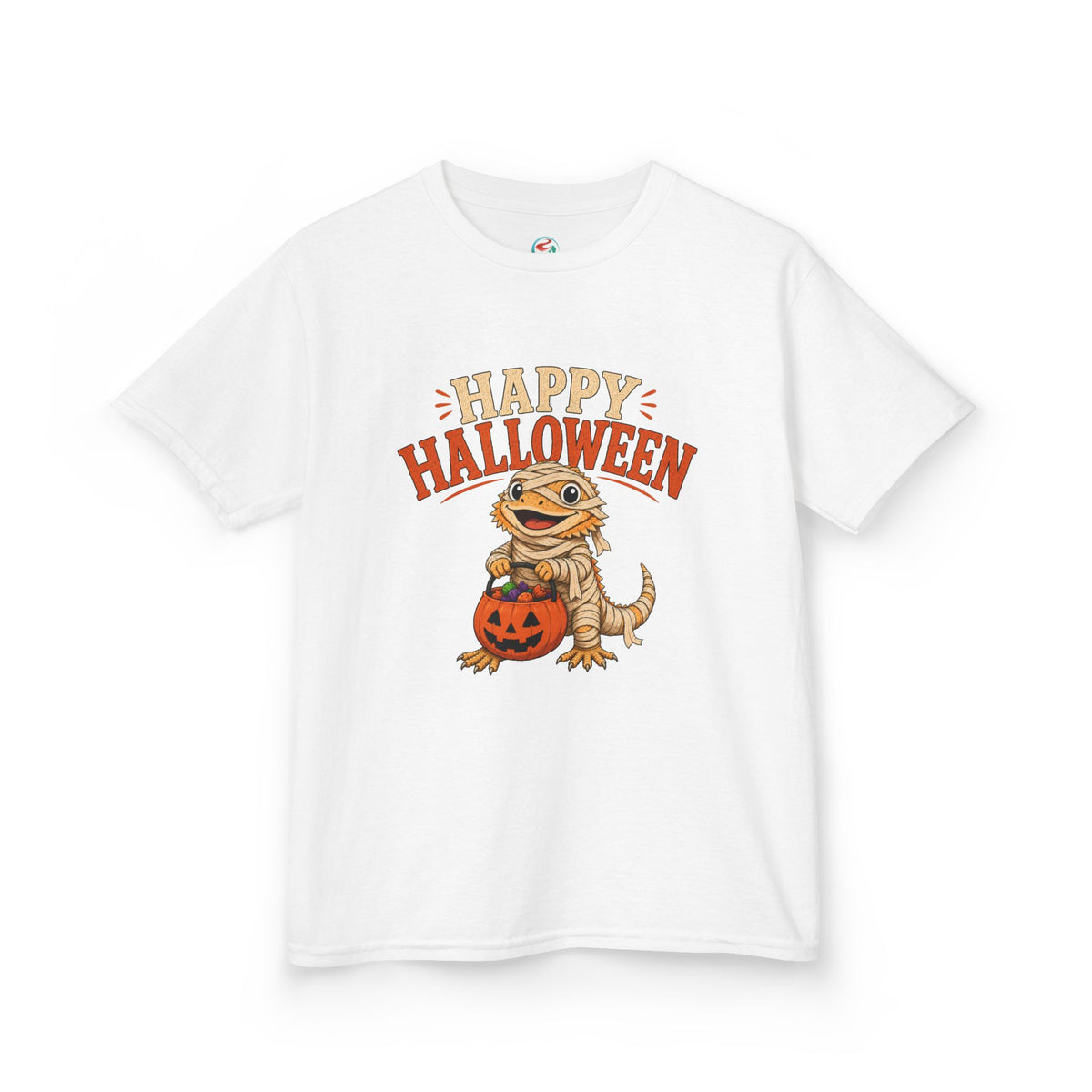 Kids "Happy Halloween" Bearded Dragon T-Shirt