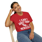 I Can't Adult Today I'm Herping Gecko Shirt | Funny Reptile Tee