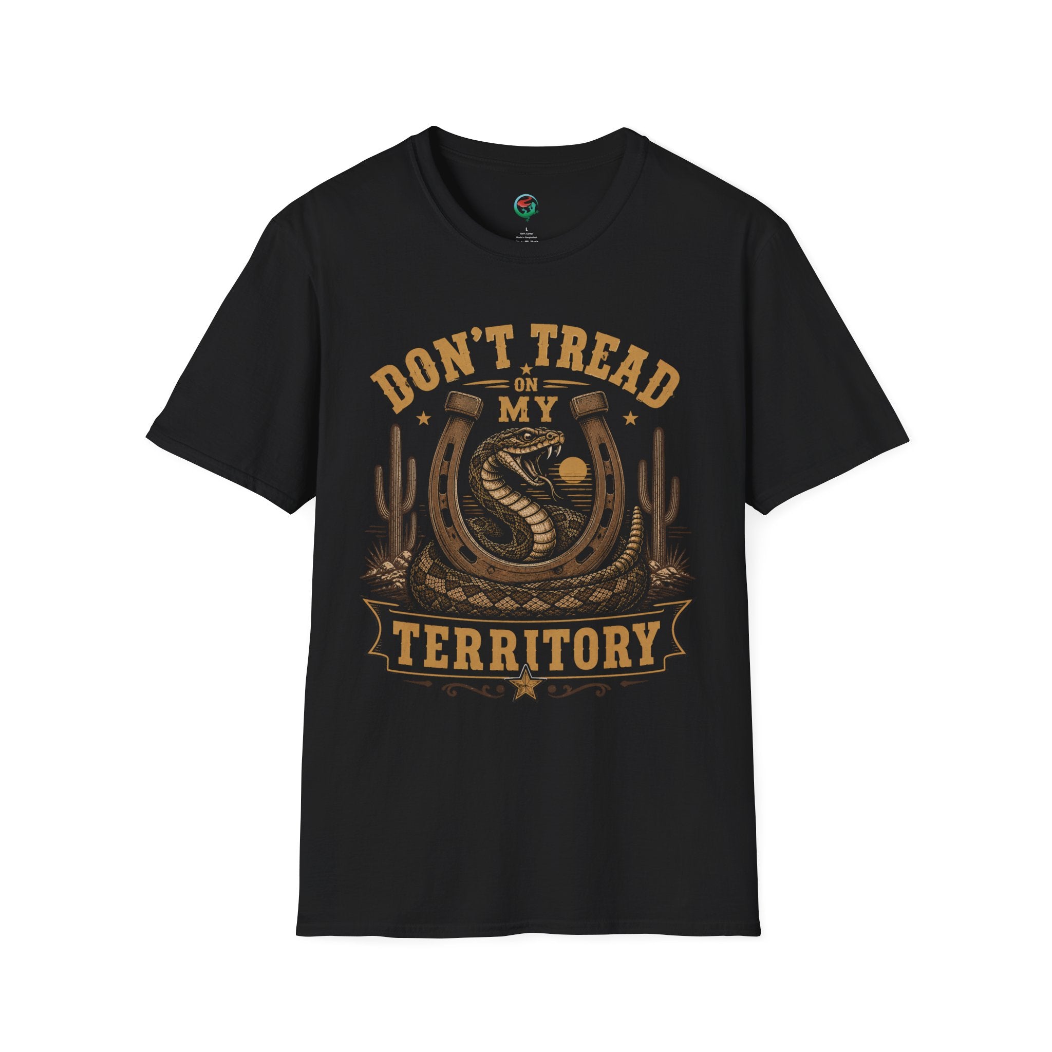 Don't Tread On My Territory T-Shirt — Western Rattlesnake Graphic