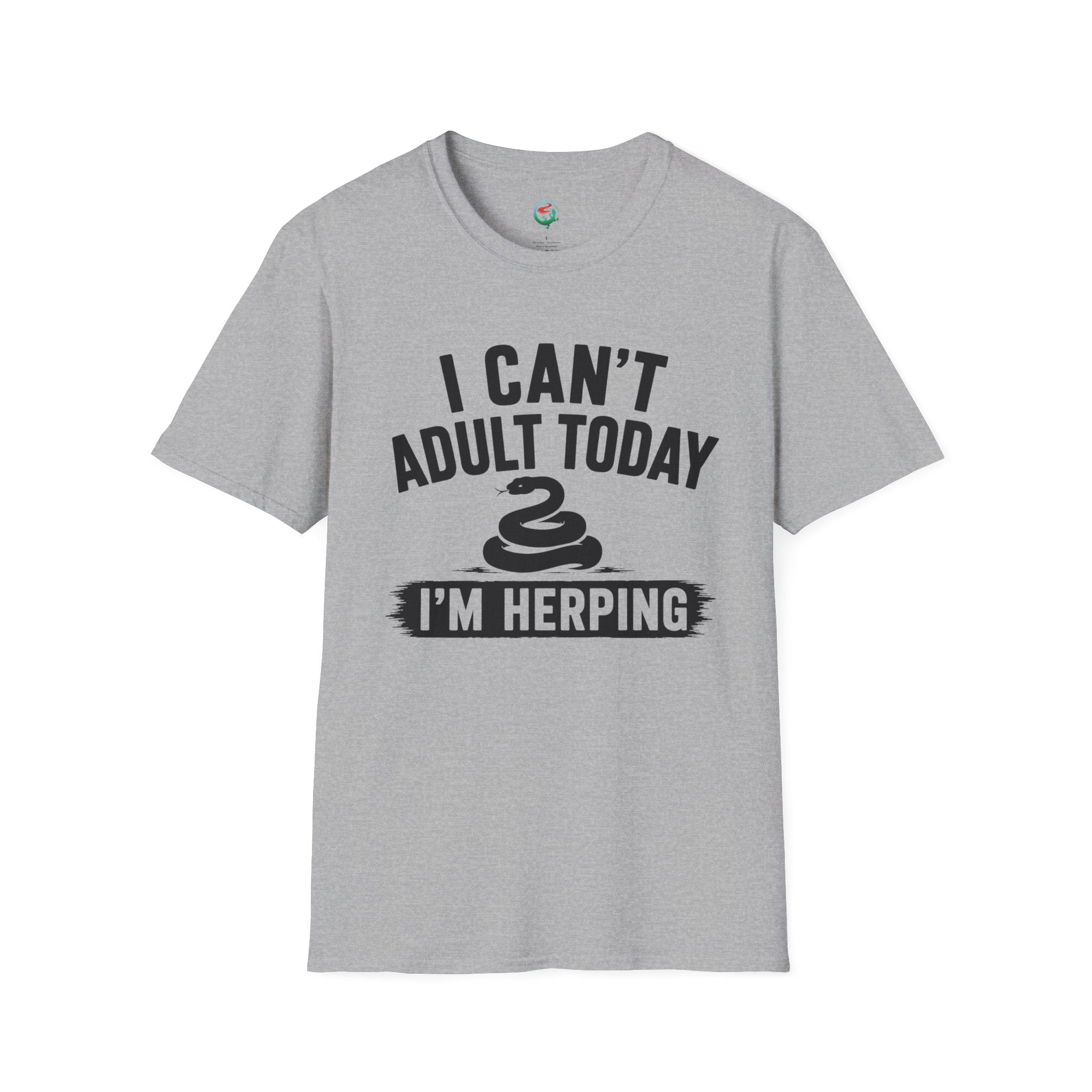I Can't Adult Today I'm Herping Shirt | Funny Snake Herping Tee