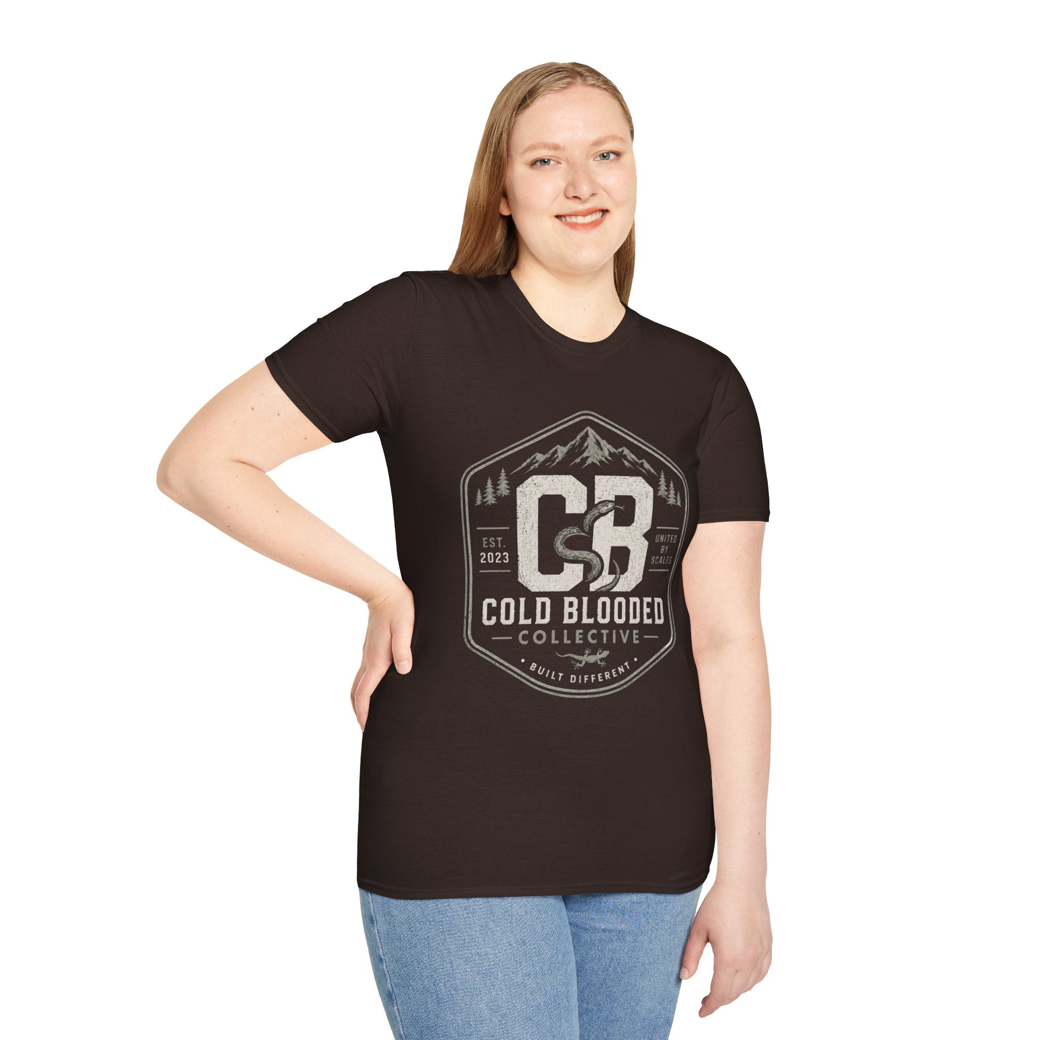 Cold Blooded Collective – Built Different Reptile Graphic T-Shirt