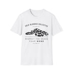 Snake Graphic T-Shirt — "Cold Blooded Collective" Respect The Snake Tee