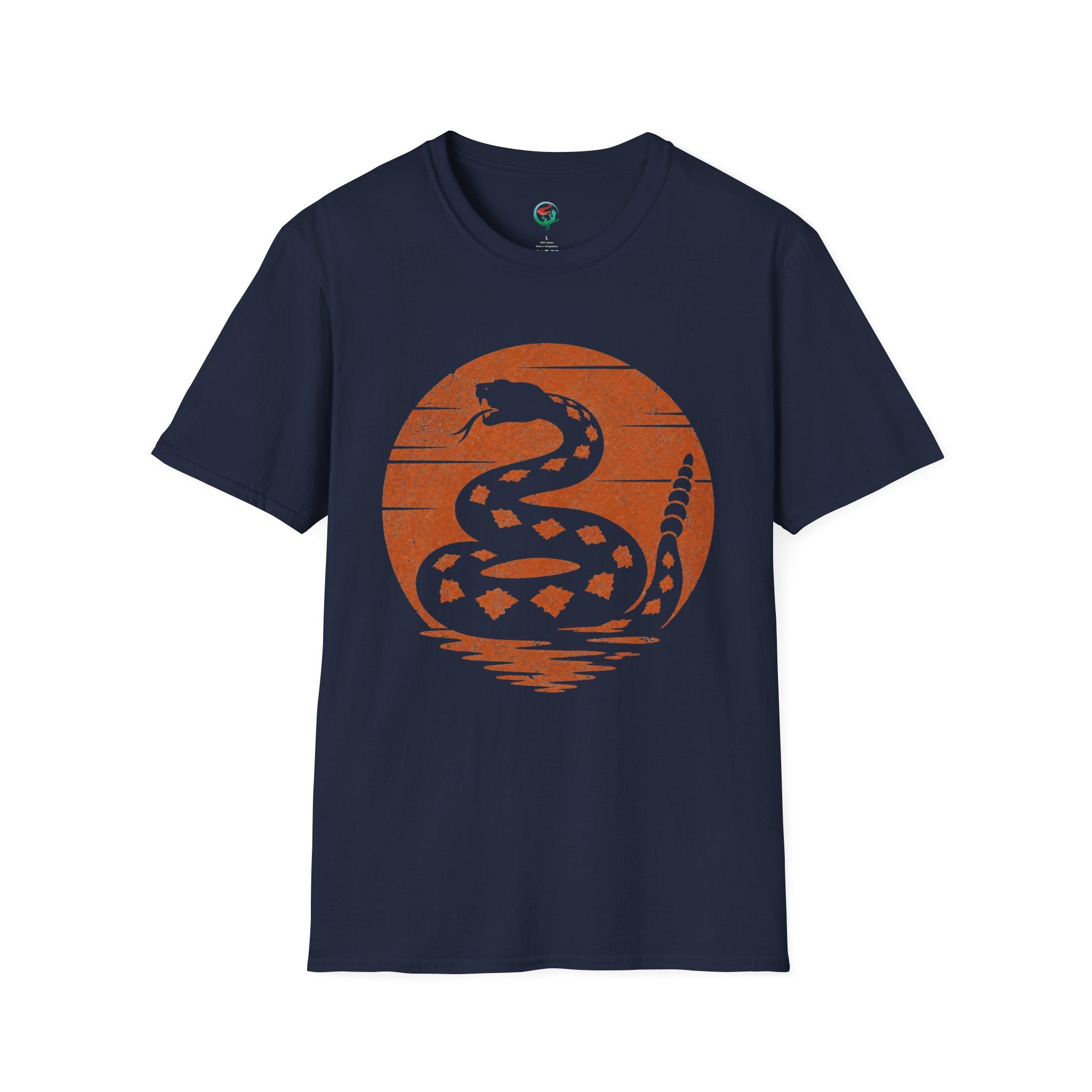 Vintage Rattlesnake Sunset Shirt | Western Snake Graphic Tee