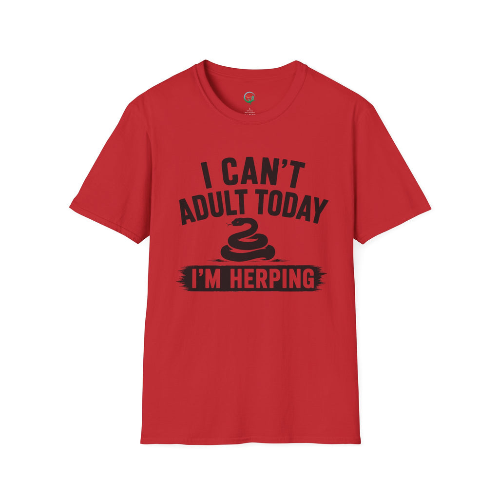 I Can't Adult Today I'm Herping Shirt | Funny Snake Herping Tee