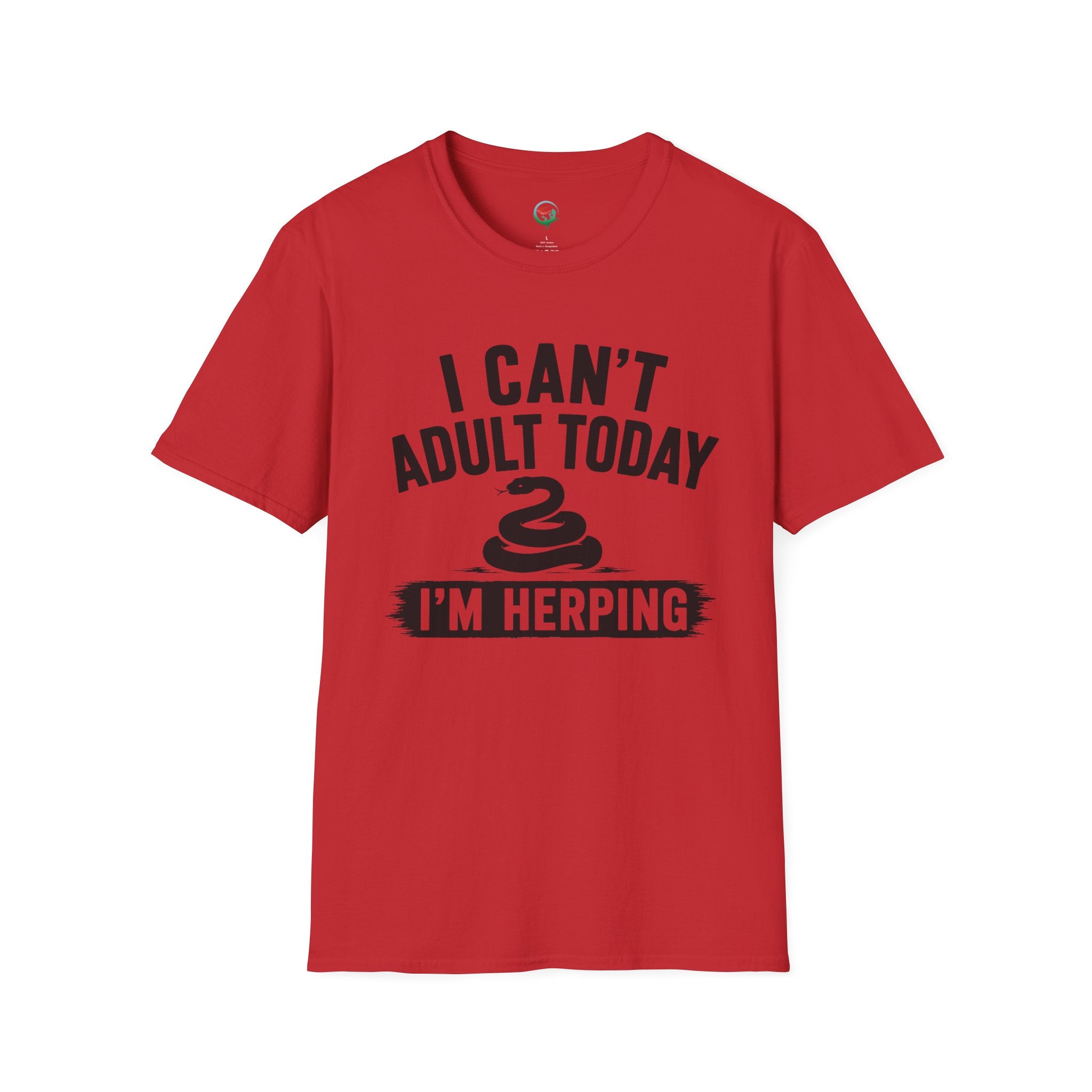 I Can't Adult Today I'm Herping Shirt | Funny Snake Herping Tee