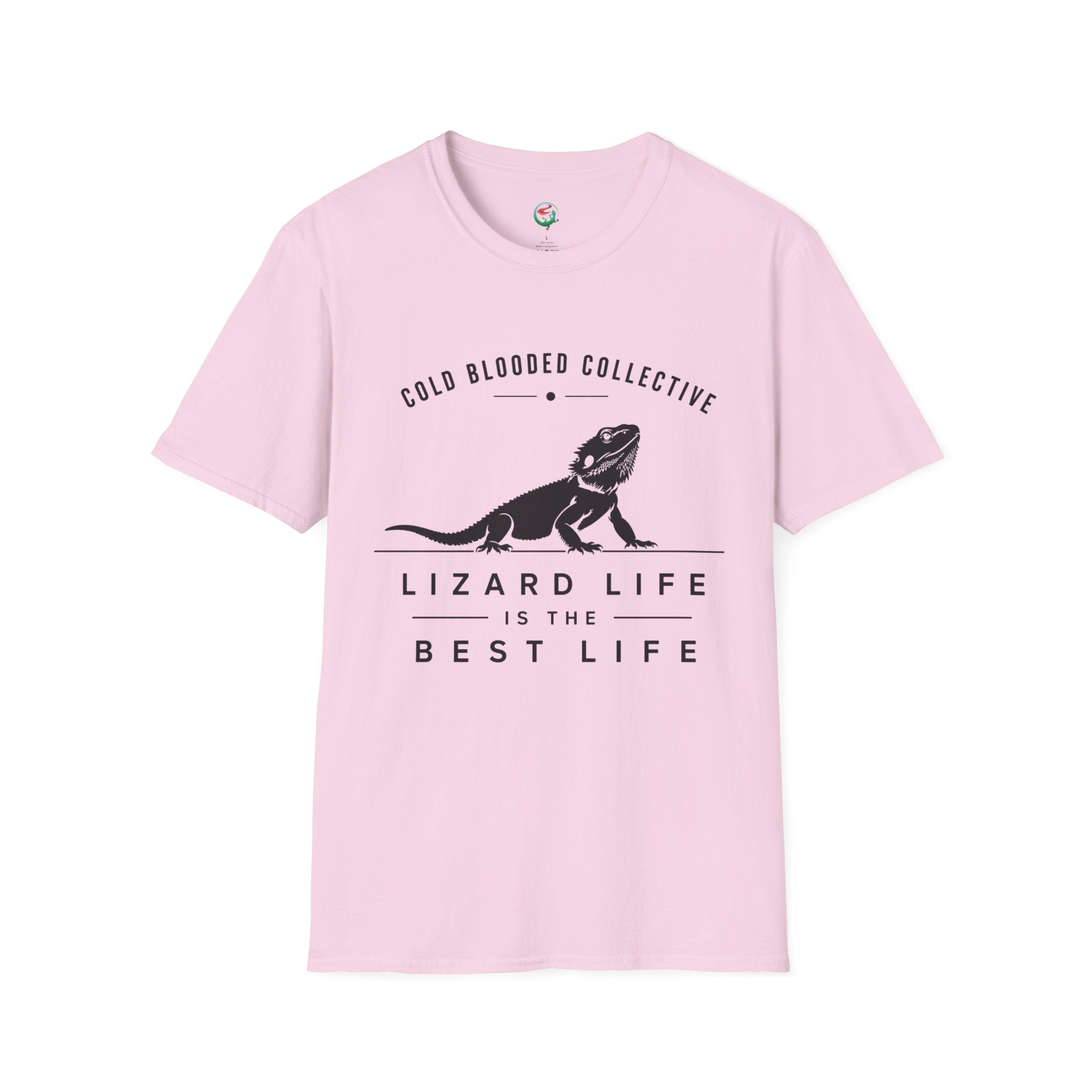 Lizard Life Tee — "Cold Blooded Collective" Bearded Dragon Graphic T-Shirt