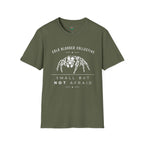 Jumping Spider T‑Shirt — "Cold Blooded Collective: Small But Not Afraid"