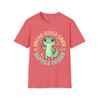 Gecko Vibes Crew T-Shirt — Cute Reptile Friend Graphic Tee