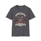 Introverted But Will Strike T-Shirt — Retro Snake Dagger Graphic Tee