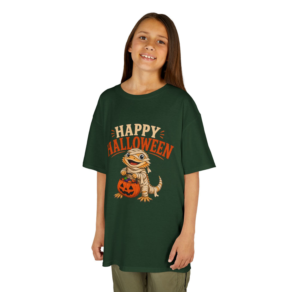 Kids "Happy Halloween" Bearded Dragon T-Shirt
