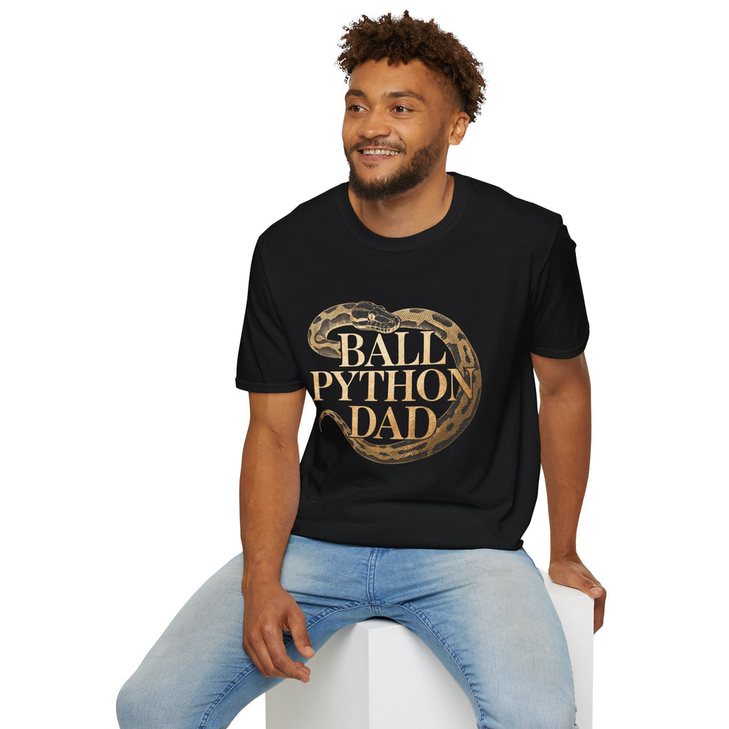 Ball Python Dad T‑Shirt — Vintage Snake Reptile Lover Tee