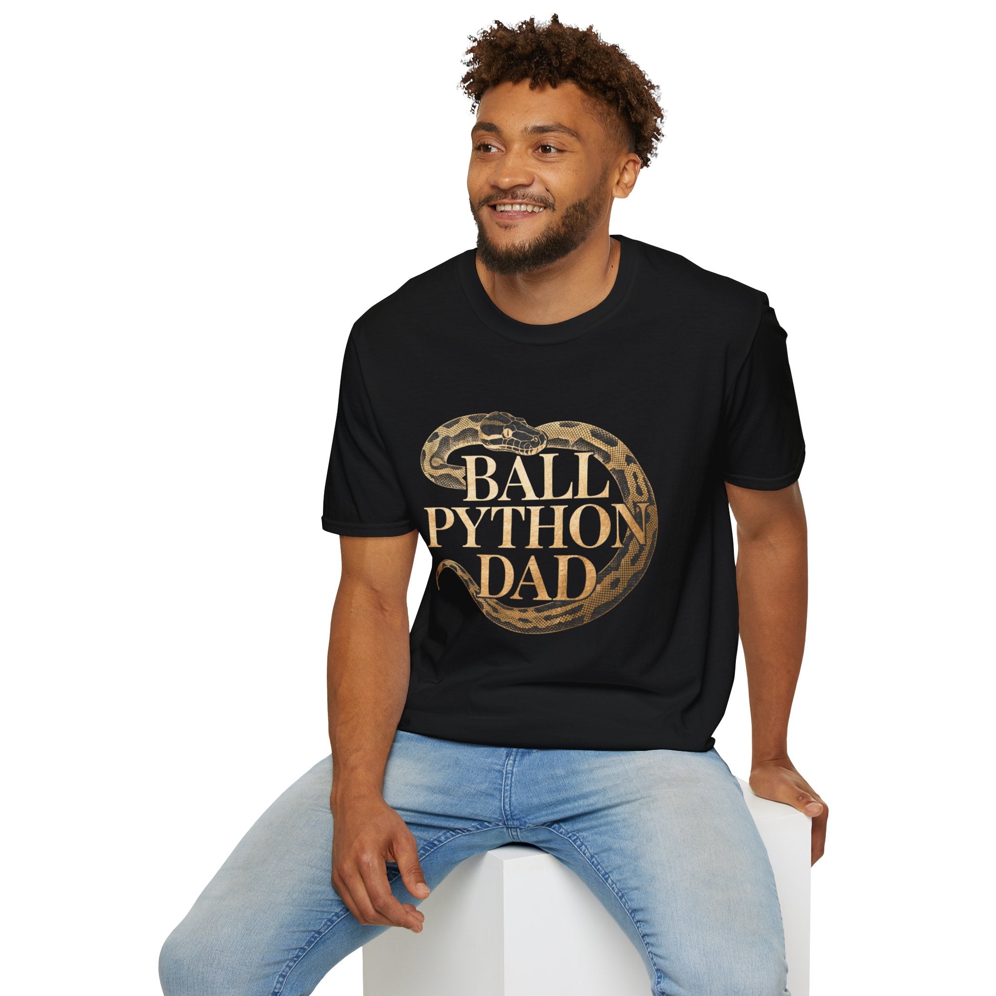 Ball Python Dad T‑Shirt — Vintage Snake Reptile Lover Tee