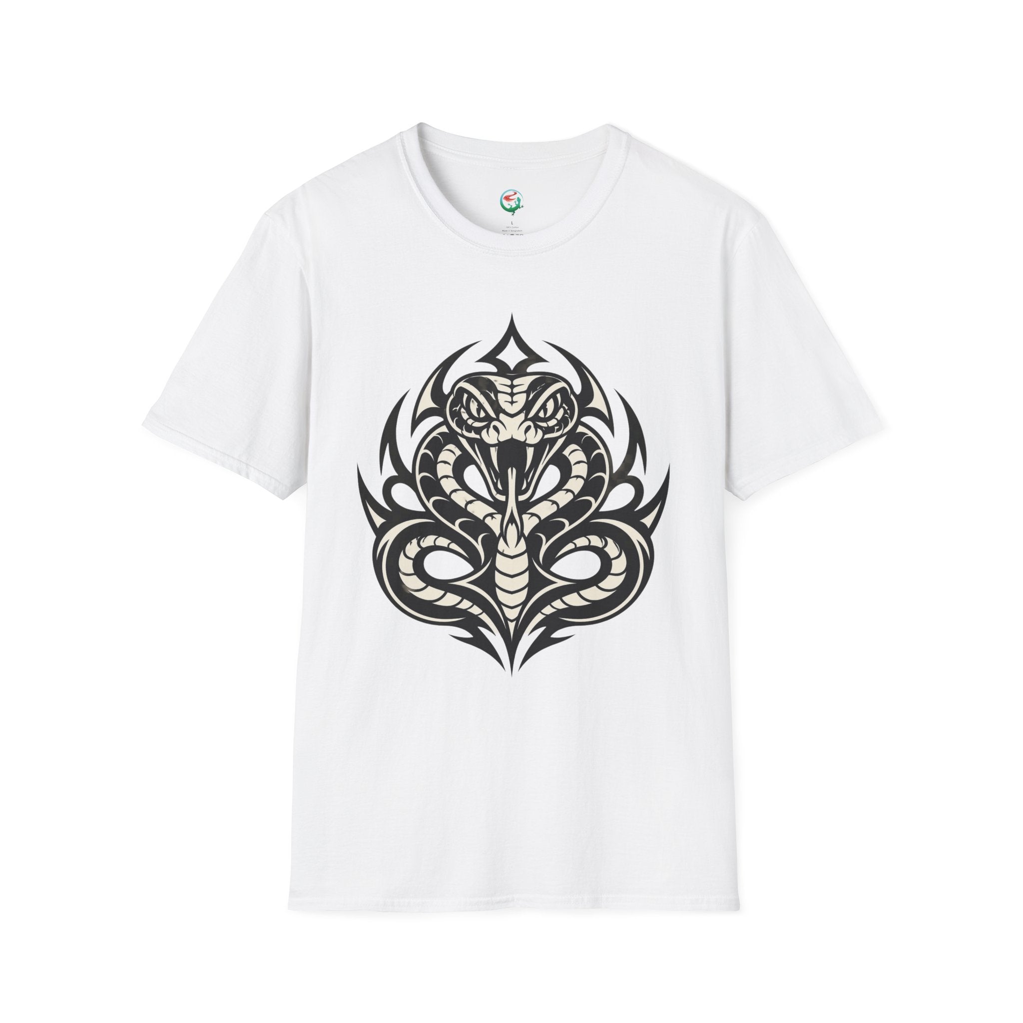 Snake Tribal T-Shirt — Fierce Cobra Graphic Tee