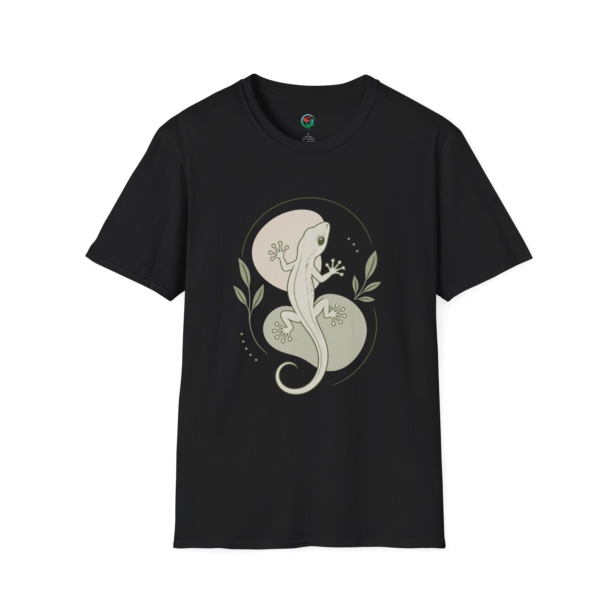 Lizard Graphic T-Shirt — Minimalist Gecko Nature Tee