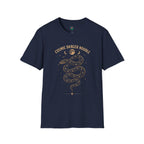 Cosmic Danger Noodle T-Shirt — Vintage Celestial Snake Tee