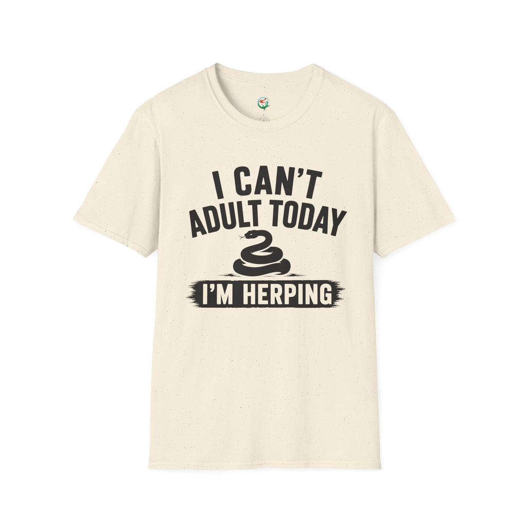 I Can't Adult Today I'm Herping Shirt | Funny Snake Herping Tee