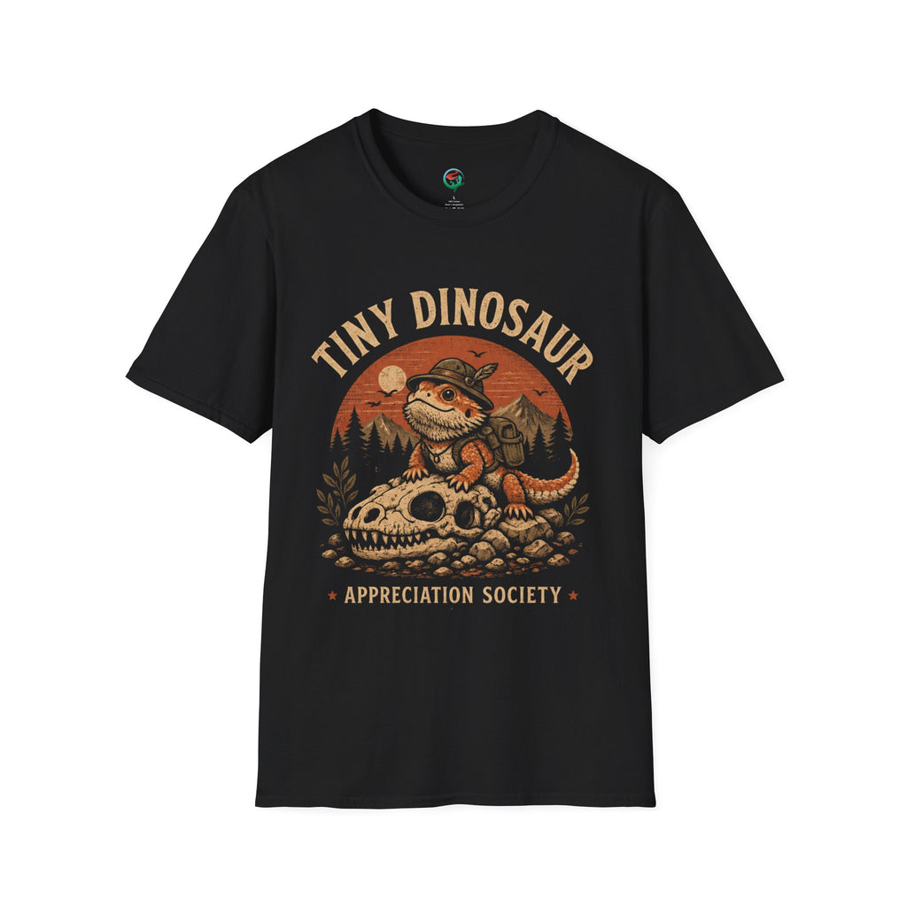 Tiny Dinosaur T-Shirt — 'Tiny Dinosaur Appreciation Society' Retro Dino Graphic Tee