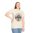 Cold Blooded & Unbothered Snake T-Shirt — Floral Leopard Coil Graphic Tee