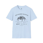 Jumping Spider T‑Shirt — "Cold Blooded Collective: Small But Not Afraid"