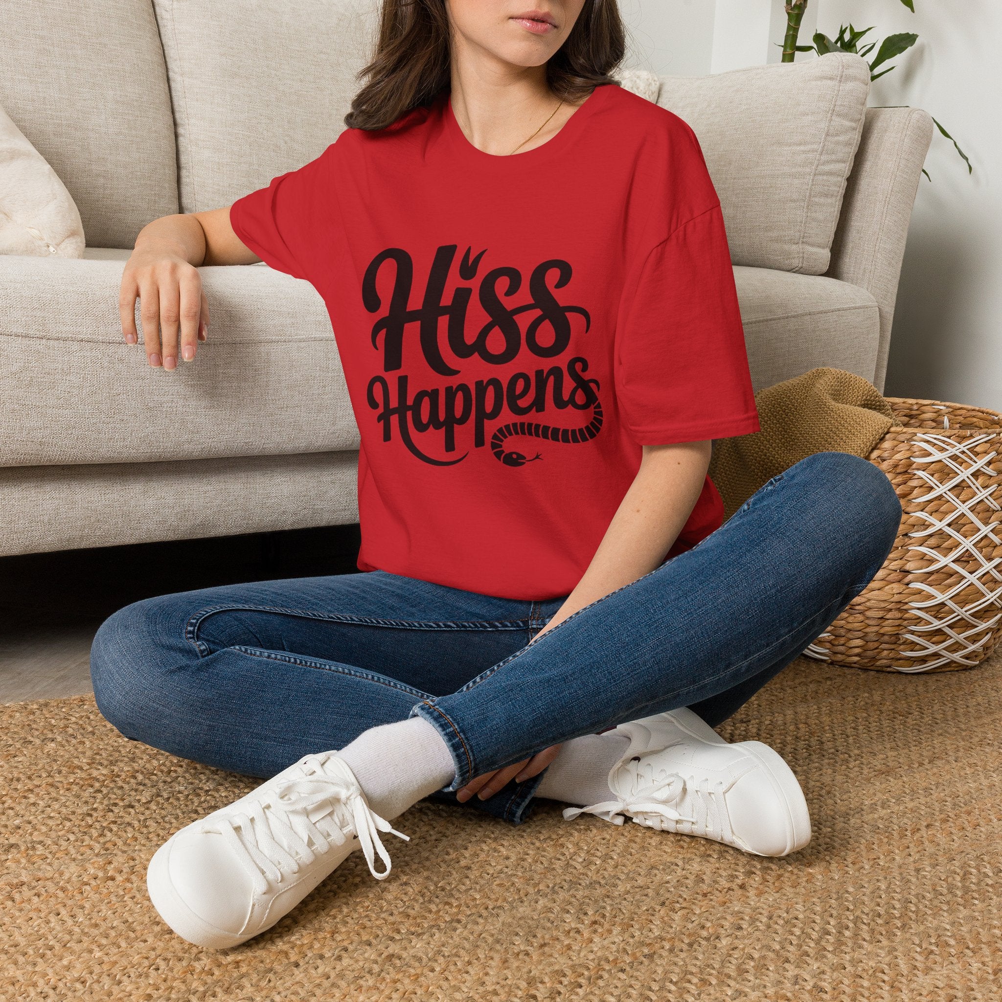 Hiss Happens T-Shirt — Funny Snake Lover Tee