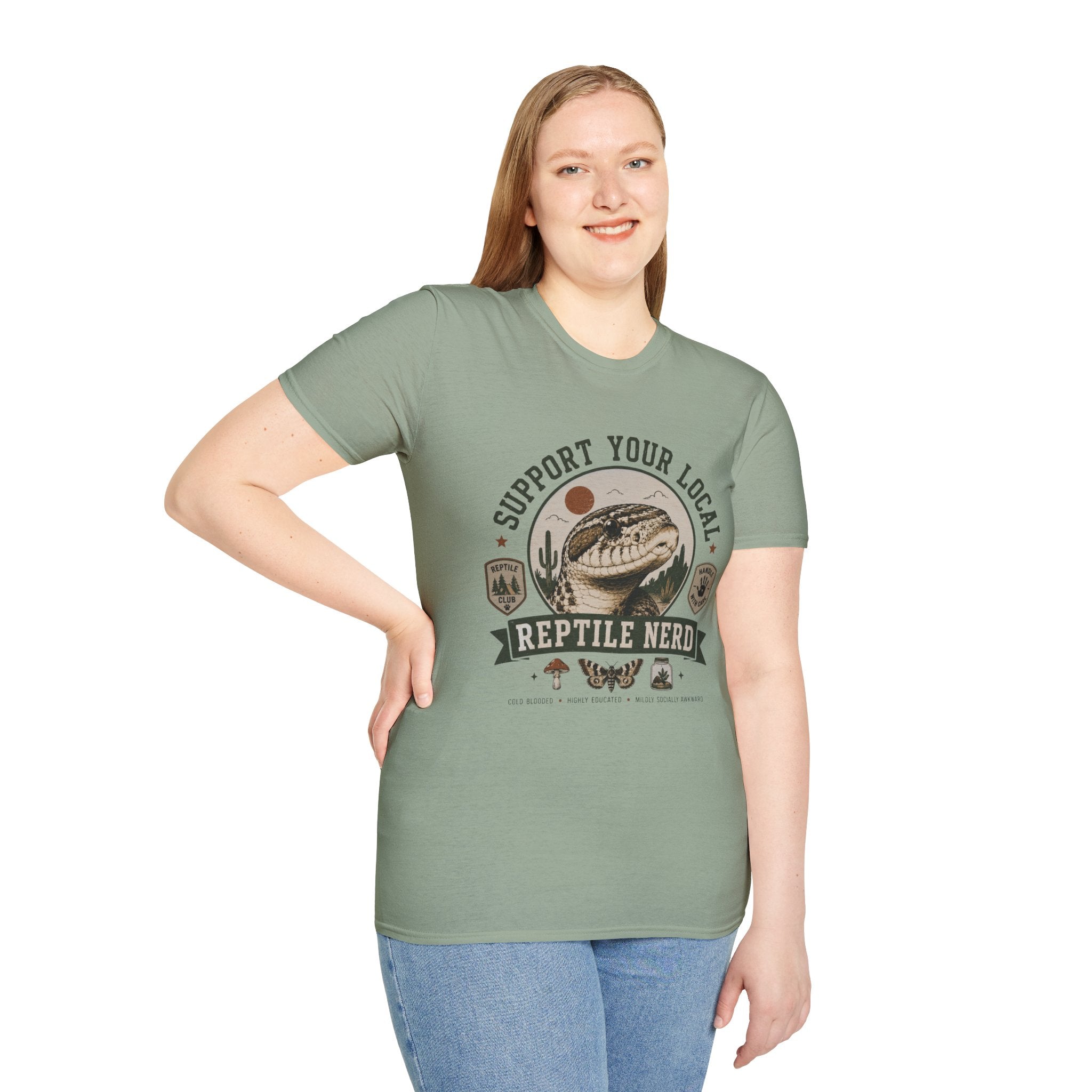 Support Your Local Reptile Nerd T-Shirt