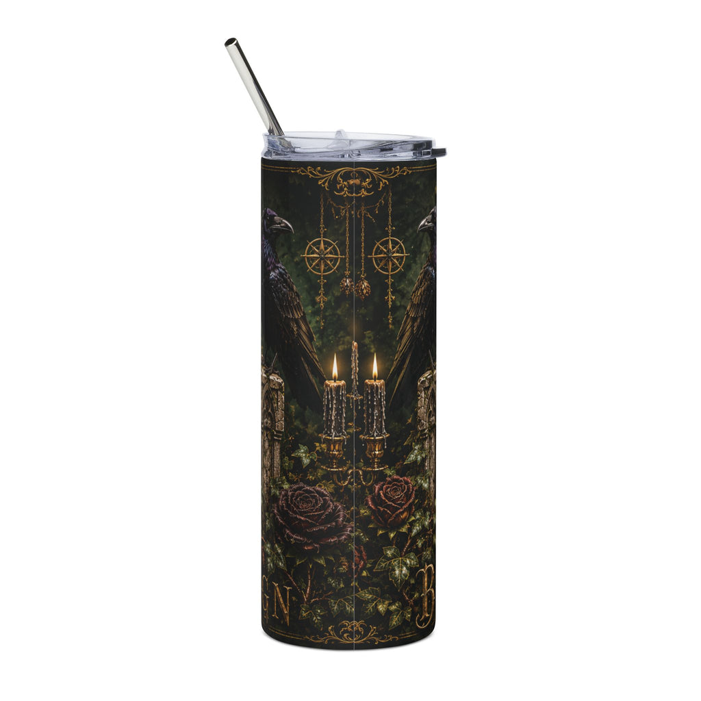 Bearded Dragon Born to Reign Stainless Steel Tumbler, 20oz