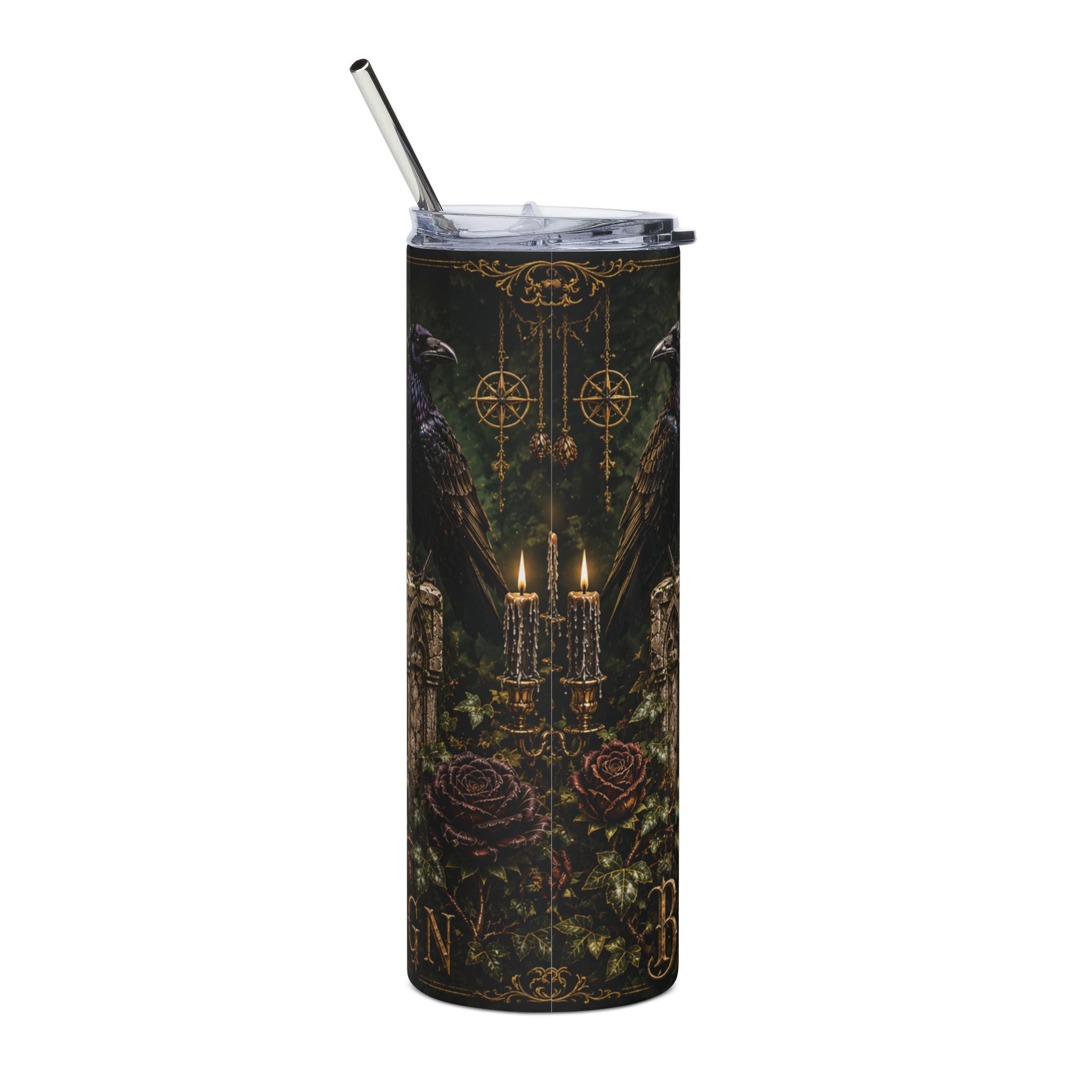 Bearded Dragon Born to Reign Stainless Steel Tumbler, 20oz