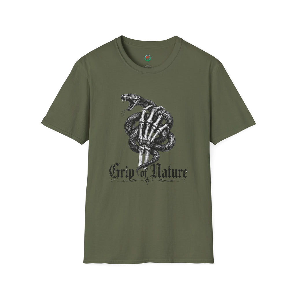 Snake Skeleton "Grip of Nature" T-Shirt